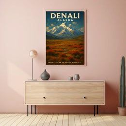 Denali Tallest Peak In North America Poster