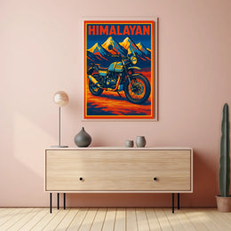 Royal Enfield Himalayan Adventure Poster