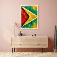 Abstract National Colors Poster