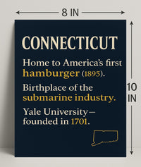 Connecticut Highlights Wall Art Print PosterGoat