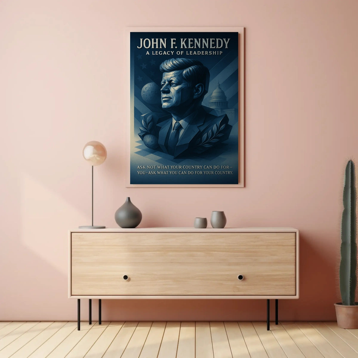 John F. Kennedy A Legacy Of Leadership Poster