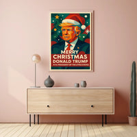 Santa's Festive Delight: Christmas Pop Culture Poster