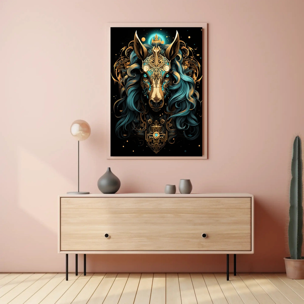 Celestial Equine Majesty Poster