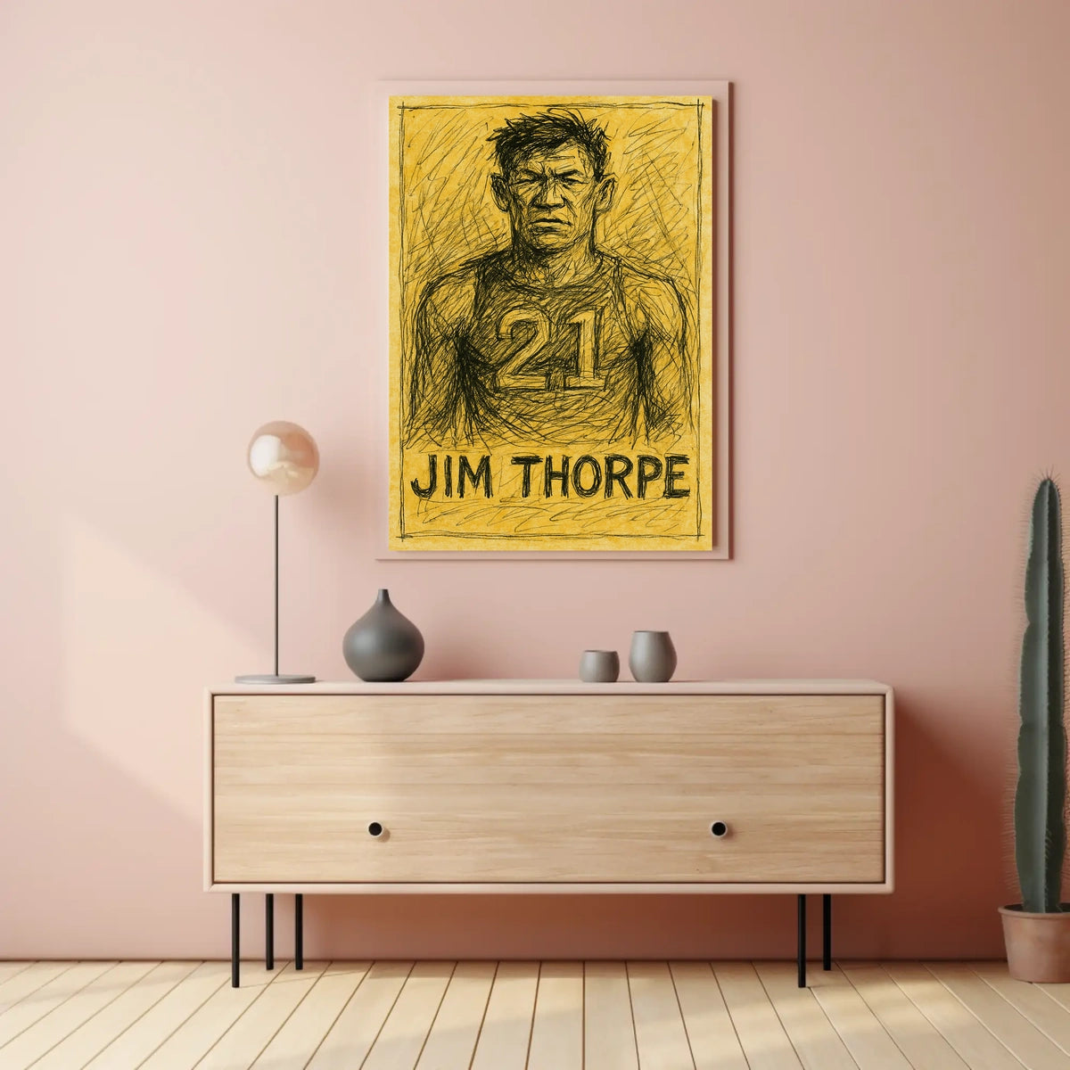 Jim Thorpe Portrait Poster