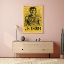 Jim Thorpe Portrait Poster