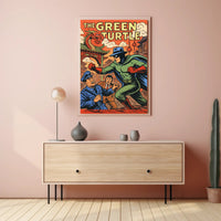 The Green Turtle Poster PosterGoat