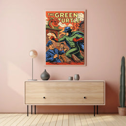 The Green Turtle Poster PosterGoat