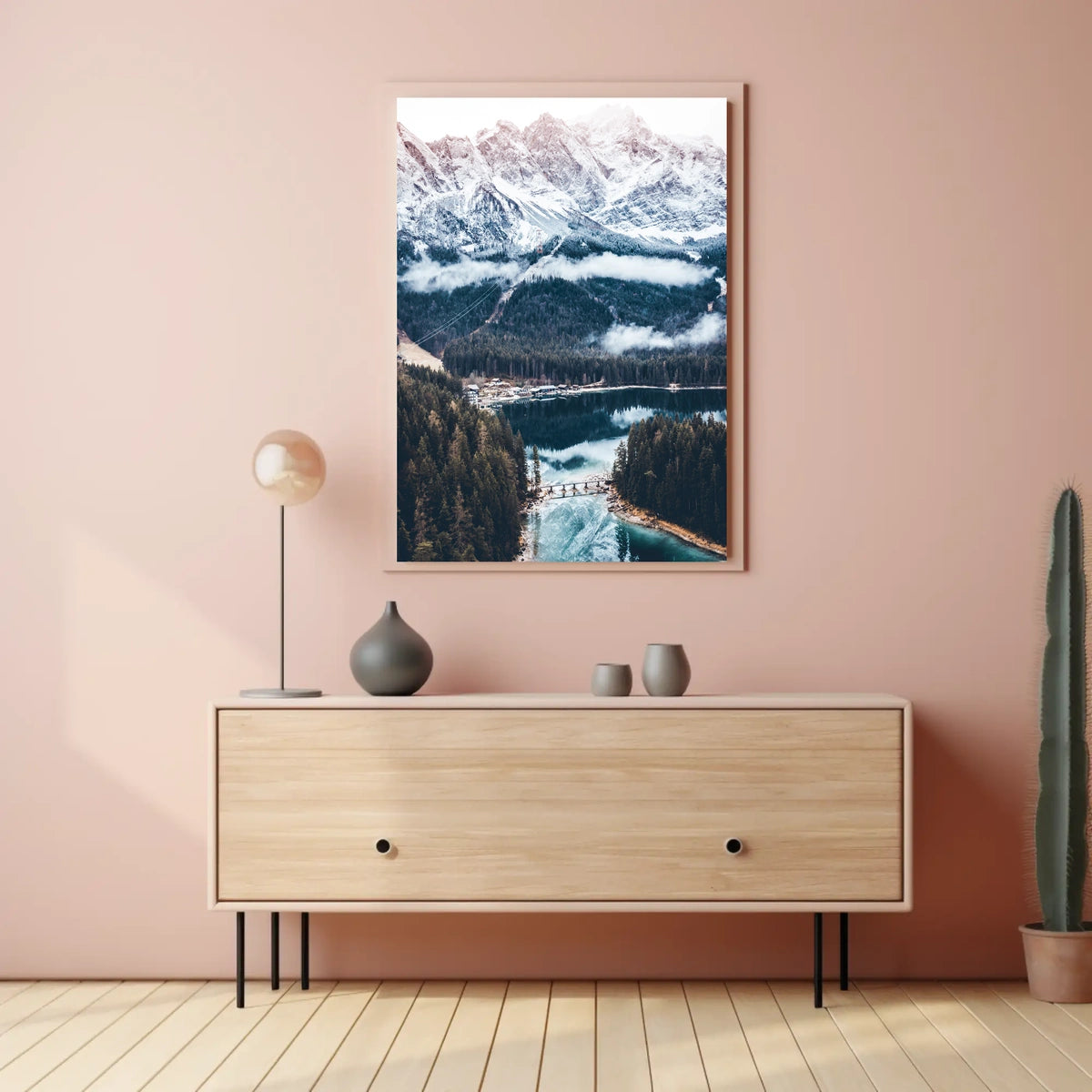 Majestic Mountain Landscape Poster