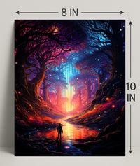 Enchanted Forest Journey Poster