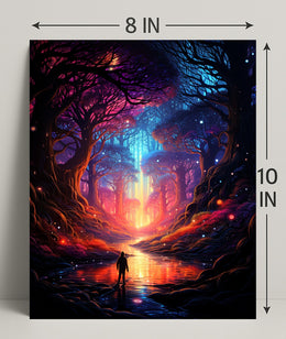 Enchanted Forest Journey Poster