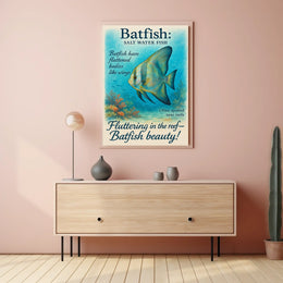 Batfish Salt Water Wonder Poster