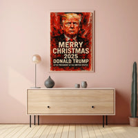 Donald Trump Christmas Holiday 2025 Political Poster