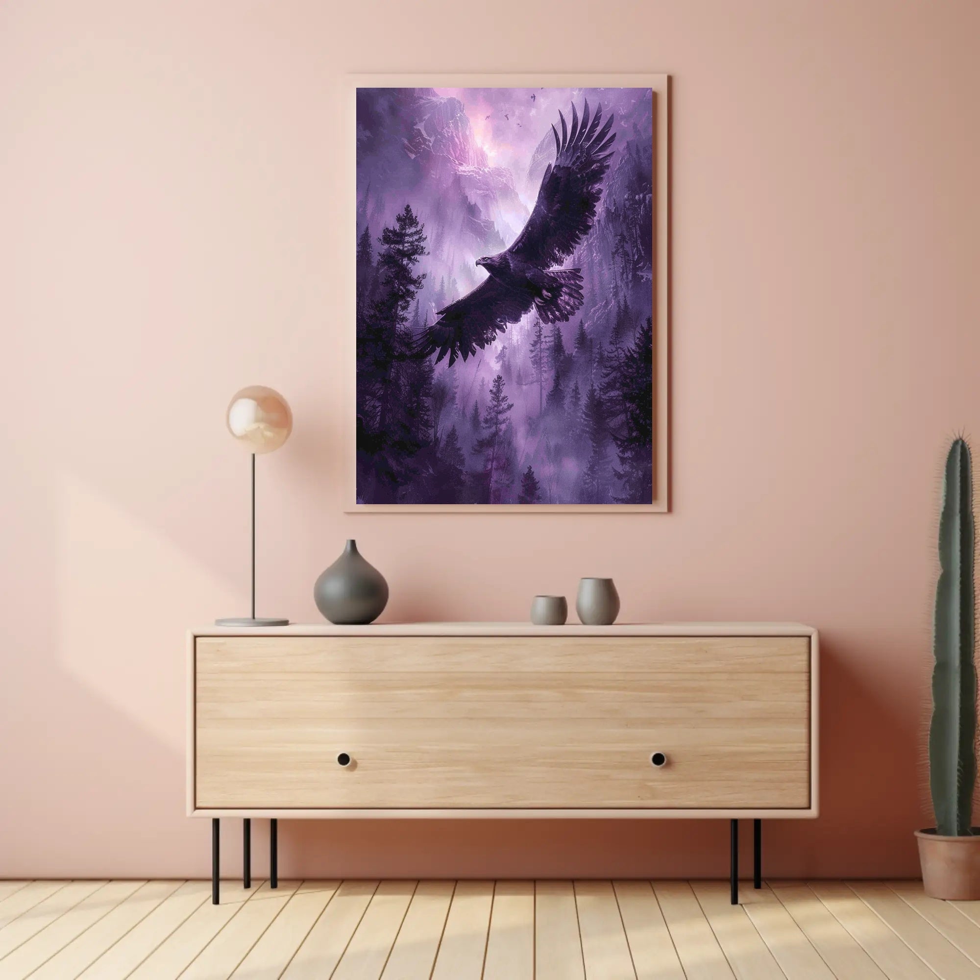 Majestic Flight Art Print Poster for Home Decor and Wanderlust Lovers PosterGoat