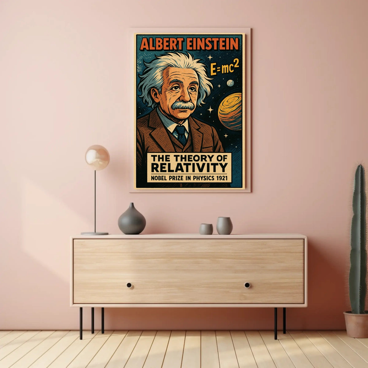 Albert Einstein The Theory Of Poster