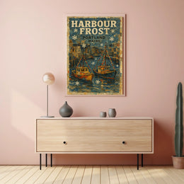 Harbour Frost Portland, Maine Poster