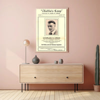 Aladdin's Lamp Magician Vintage Cultural or Heritage Poster