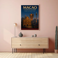 Macao A Fusion of Cultures Poster