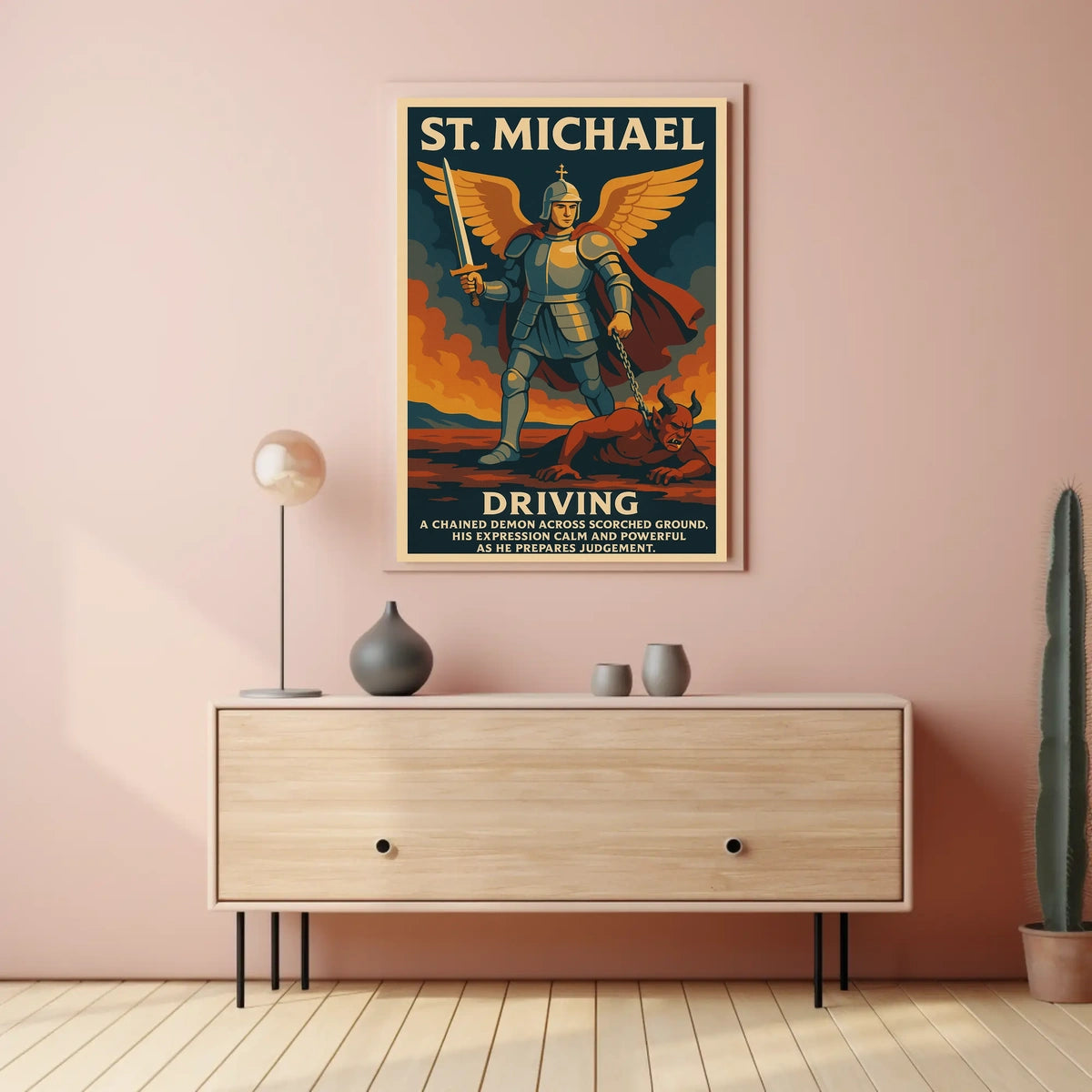 St. Michael The Divine Warrior Poster