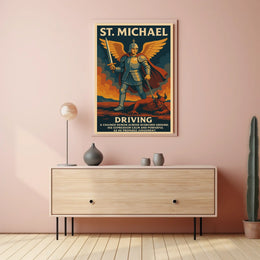 St. Michael The Divine Warrior Poster