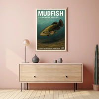 Mudfish Freshwater Species Poster PosterGoat
