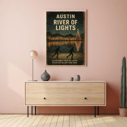 Austin River Of Lights Poster