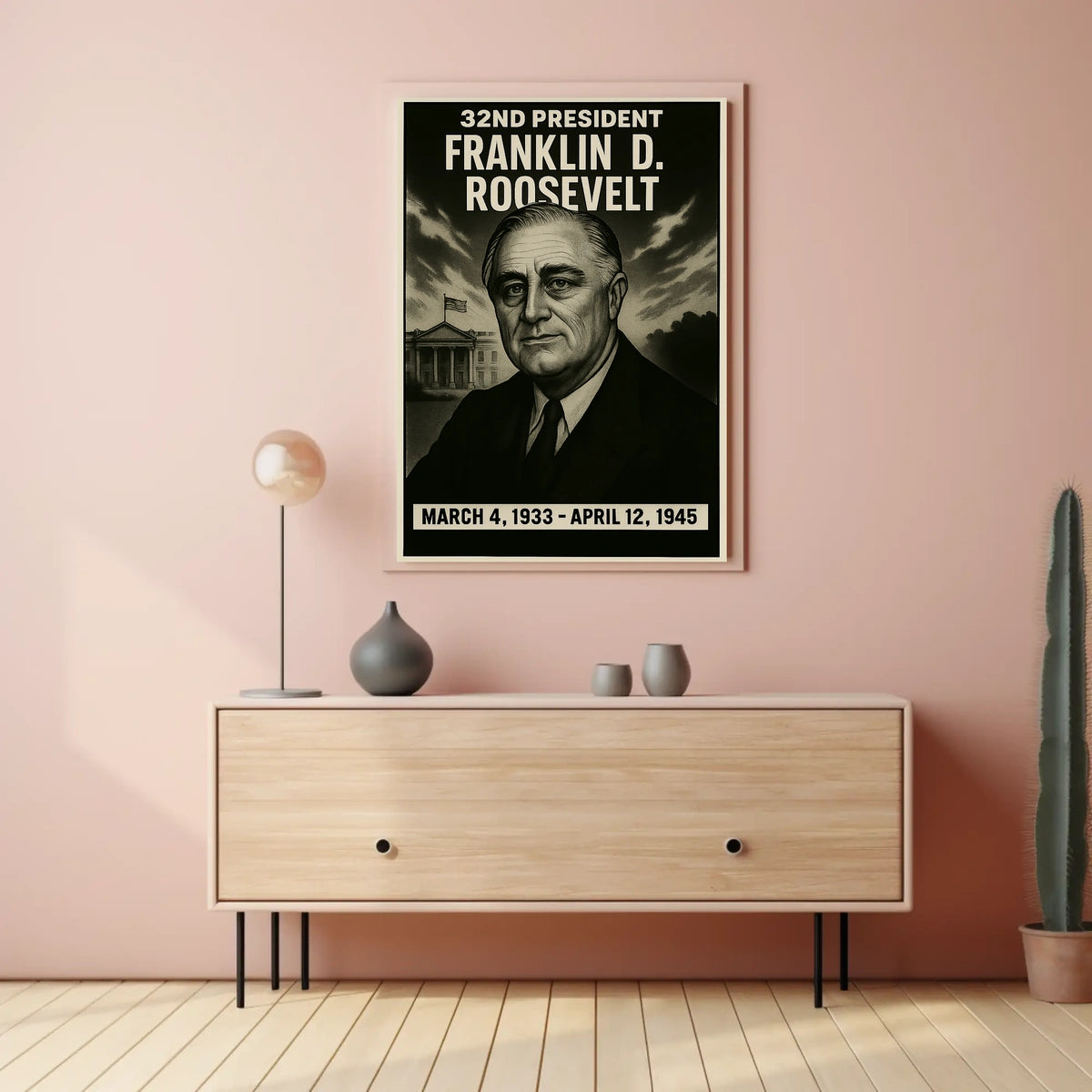 Franklin D. Roosevelt 32Nd President Poster