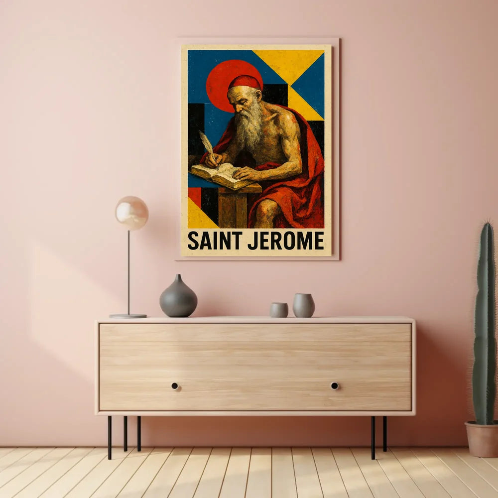 Saint Jerome Religious Art Poster