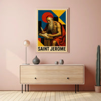 Saint Jerome Religious Art Poster