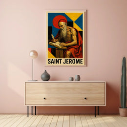 Saint Jerome Religious Art Poster