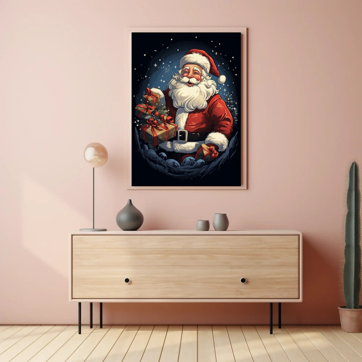Santa Claus Holiday Cheer Poster