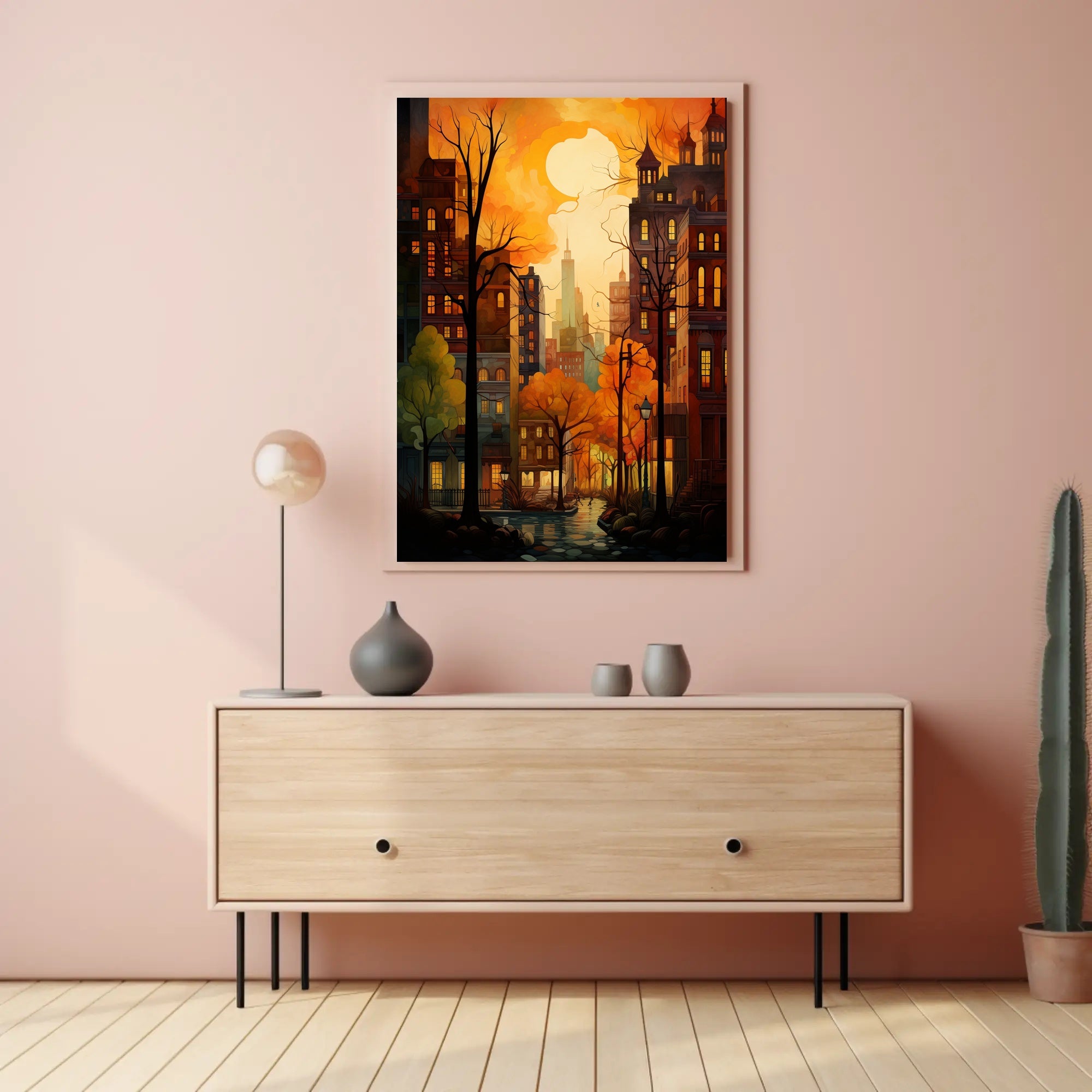 Autumn In The City Poster