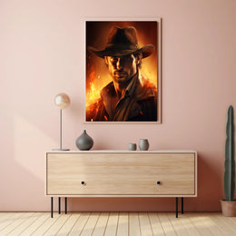 The Fiery Adventurer Poster