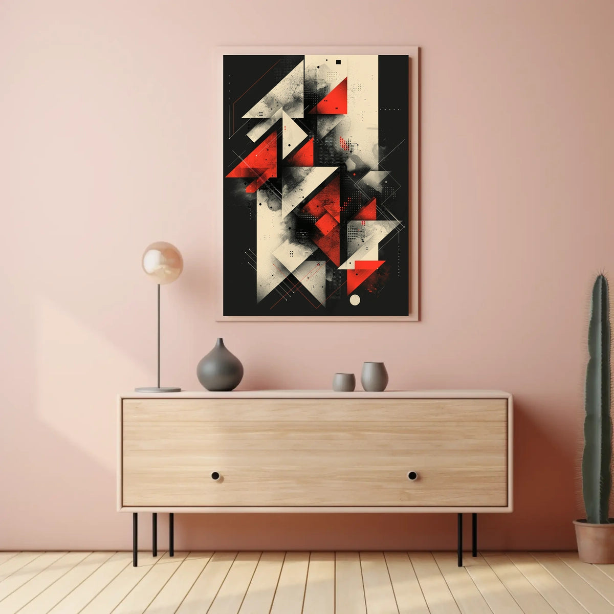 Geometric Abstraction Abstract Poster