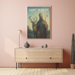 Saint Hubert Patron Saint Of Hunters Poster
