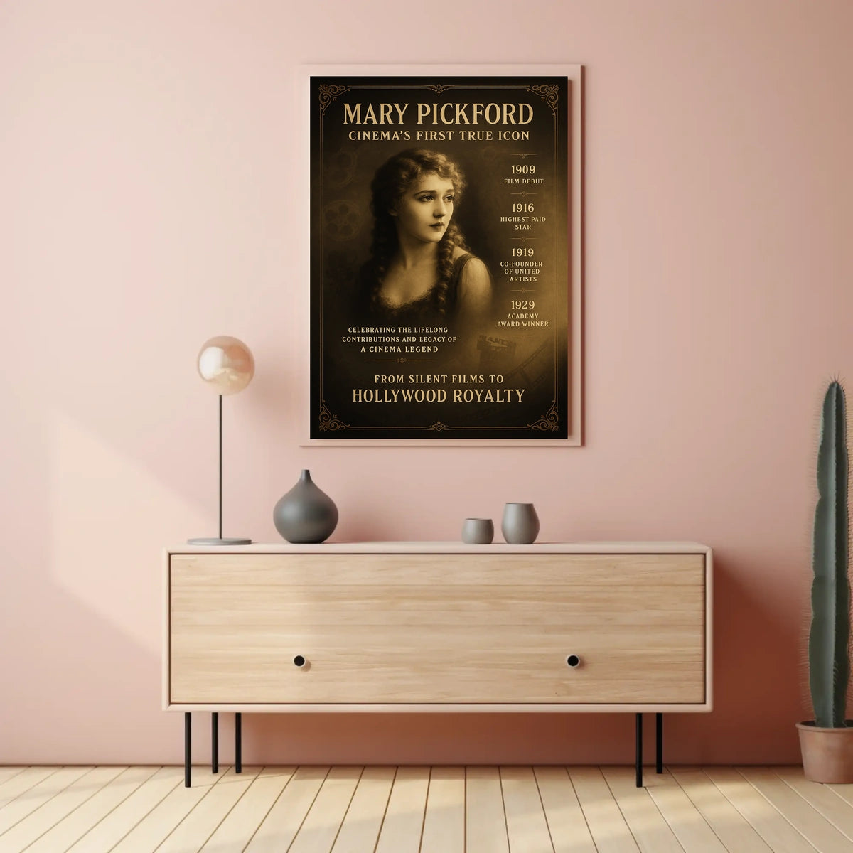Mary Pickford Cinemas First True Icon Poster