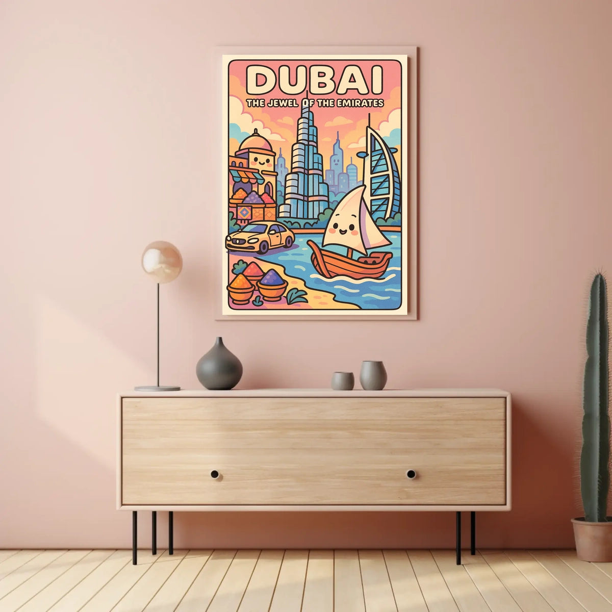 Dubai The Jewel of the Emirates Poster