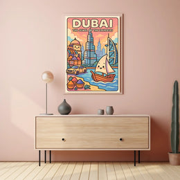 Dubai The Jewel of the Emirates Poster