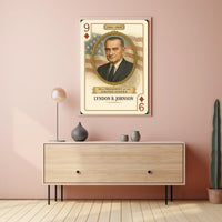 Lyndon Johnson 36th President Portrait Wall Poster
