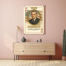 Lyndon Johnson 36th President Portrait Wall Poster