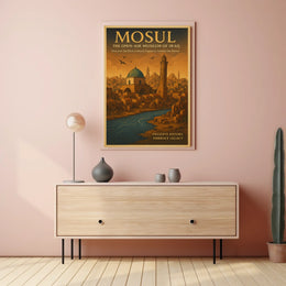 Mosul The Open-Air Museum of Iraq Poster