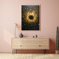 Cosmic Explosion William Morris Art Poster
