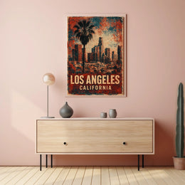 Los Angeles Skyline Poster