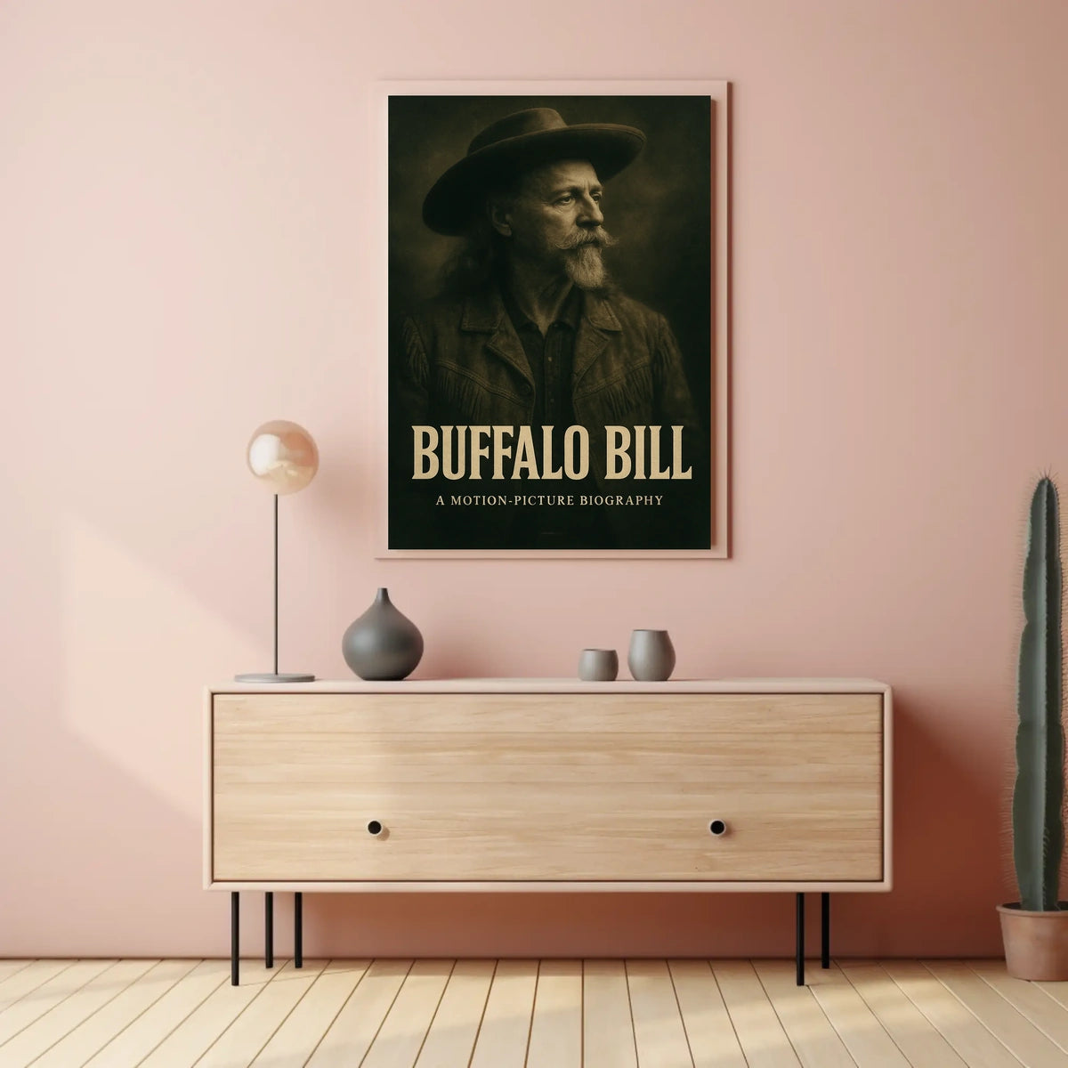 Buffalo Bill Old West Historical Recruitment Poster