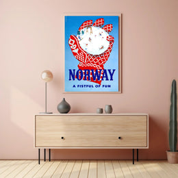 Norway: A Fistful of Fun Poster PosterGoat