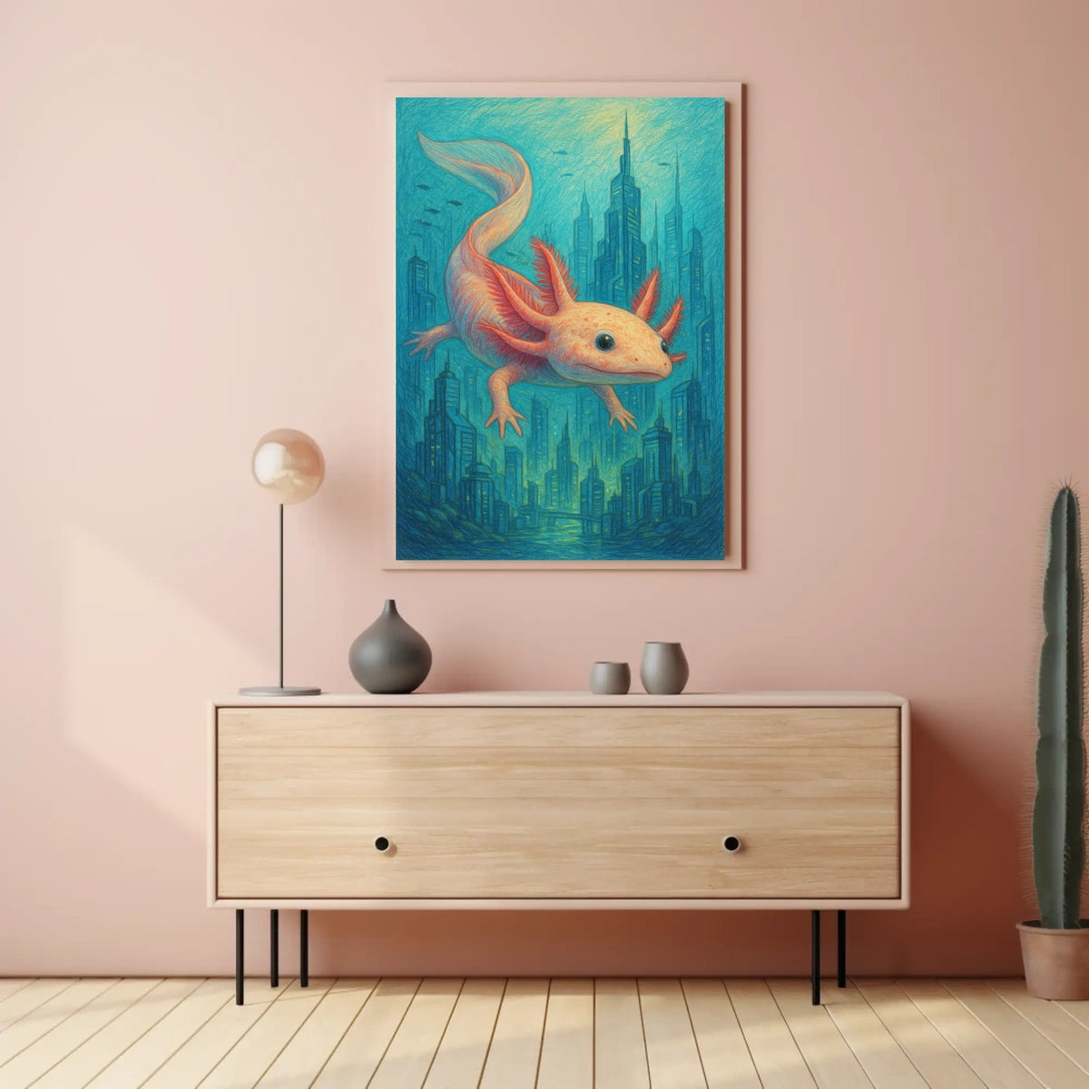 Aquatic Dreamscape Poster
