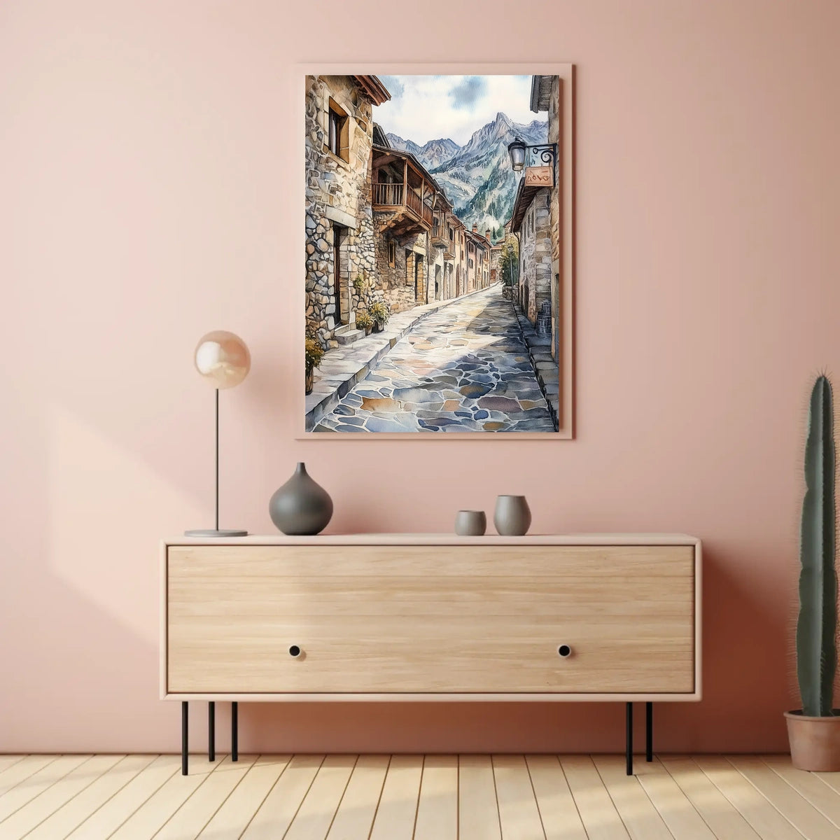 Andorra Andorra la Vella Old Town View Poster