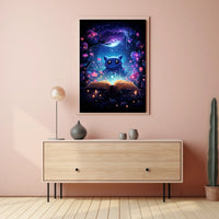 Enchanted Night Mystic Forest Surrealism Dreamers Poster