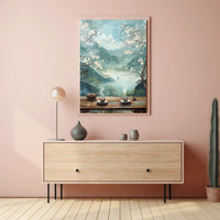 Vintage Silhouette Art Deco Style Poster