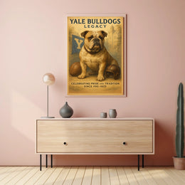 Yale Bulldogs Legacy Poster