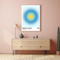 Protection Embrace Modern Abstract Artistic Poster PosterGoat